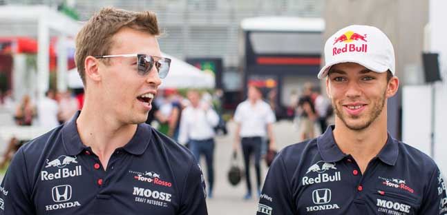 Toro Rosso conferma Kvyat e Gasly:<br />nessuna sorpresa da parte di Marko