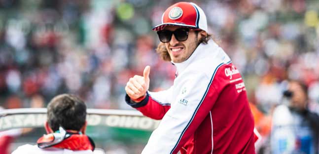 Alfa Romeo conferma Giovinazzi,<br />Vasseur: "Ci aiuter&agrave; a crescere"