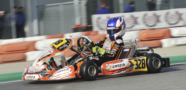 WSK Champions Cup ad Adria<br />Dunne e Barnard fanno la differenza