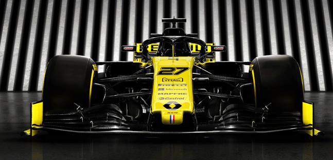 La Renault si presenta a Enstone,<br />ma la RS19 per ora &egrave; solo in digitale