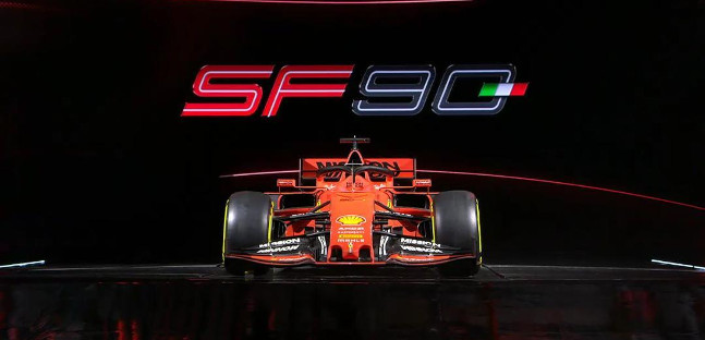 Presentazione Ferrari SF90,<br />Vettel e Leclerc tra fiducia ed emozione