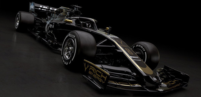 Haas svela la nuova livrea,<br />e anticipa online la vettura 2019