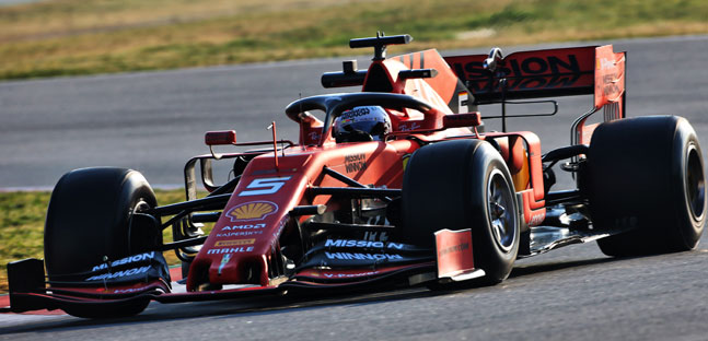 Test a Montmel&ograve; - 7° turno<br />Vettel batte Bottas per 3 decimi
