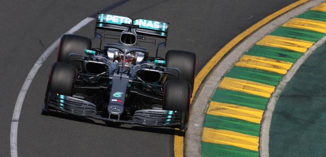 Melbourne - Libere 3<br />Hamilton resta primo, poi le Ferrari