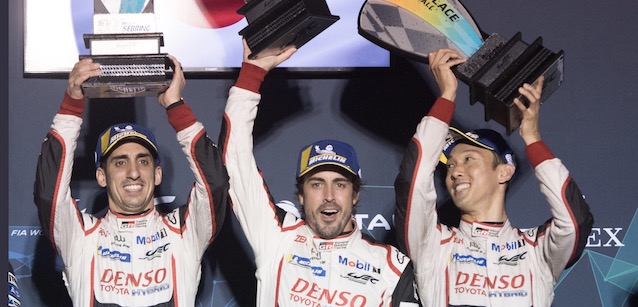 Sebring, gara<br />Il giorno di Alonso-Nakajima-Buemi