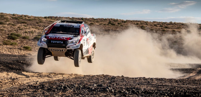 Alonso sulla Toyota della Dakar:<br />"Contento, miglioravo a ogni passaggio"