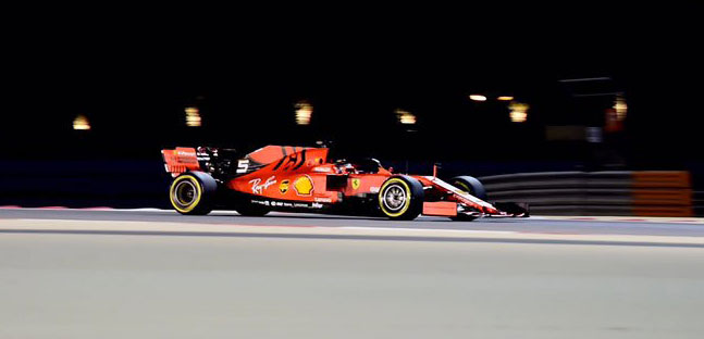 Sakhir - Libere 2<br />Ferrari al top con Vettel e Leclerc