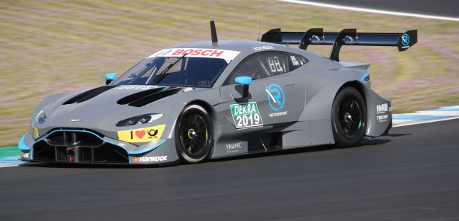 A Jerez i primi giri<br />della nuova Aston Martin DTM