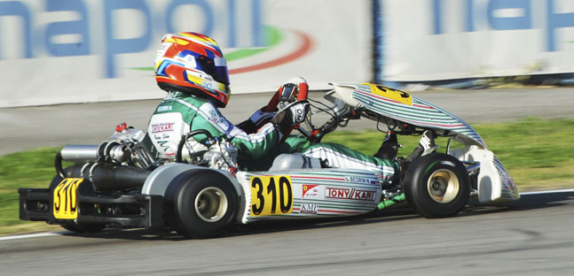 WSK Euro Series a Sarno<br />Bedrin, hat trick nella OKJ