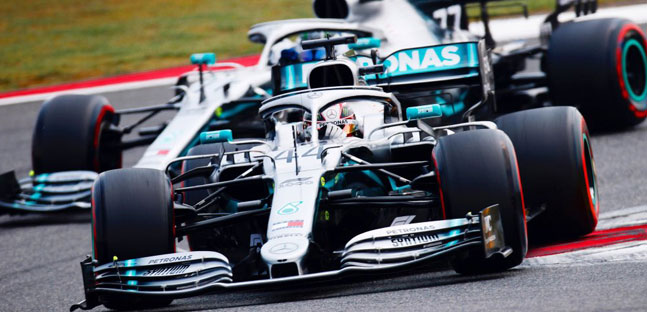 Shanghai - Gara<br />Hamilton vince il GP numero 1000