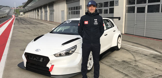 Filippi debutta con la<br />Hyundai del team BRC