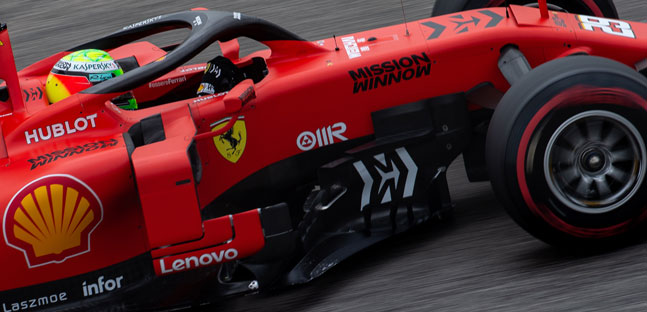 Test a Sakhir - 1° turno<br />Il gran giorno di Mick Schumacher