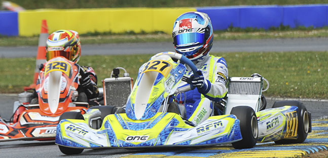 WSK Euro Series ad Angerville<br />Ten Brinke leader nella OK Junior