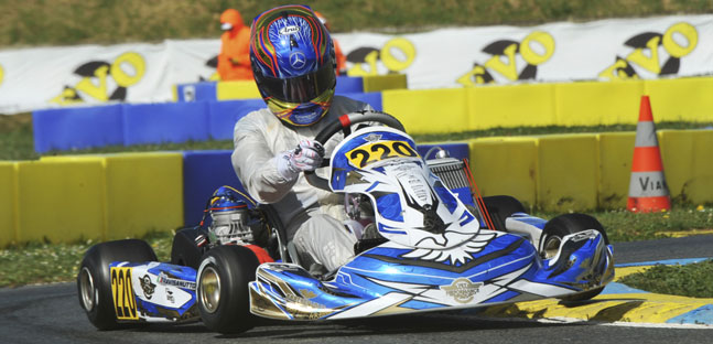 WSK Euro Series ad Angerville<br />Travisanutto al top nella OK