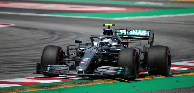 Montmel&ograve; - Libere 2<br />Bottas fa paura ad Hamilton