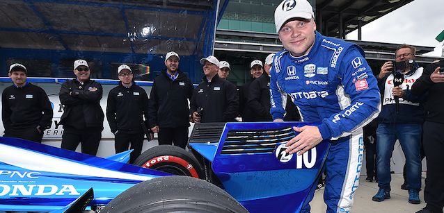 Indy Road - Qualifica<br />Rosenqvist, prima pole