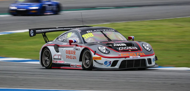 Blancpain Asia a Buriram<br />La Porsche conquista gara 2