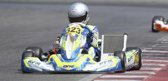 WSK Euro Series a Lonato<br />Ugochuckwu pole da Junior