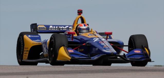 Road America, gara<br />Rossi domina dall'inizio alla fine