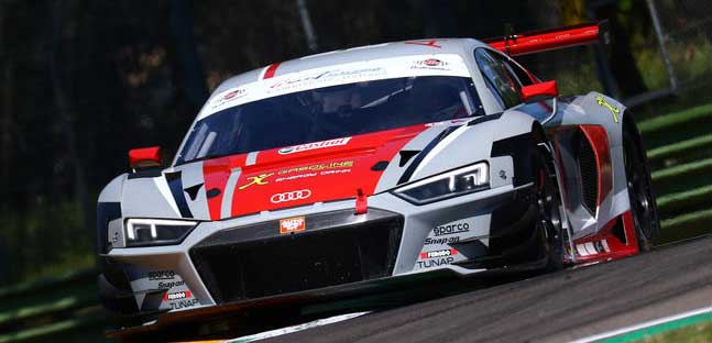 Imola, qualifica 1-2<br />Pole Audi con Drudi e Fontana