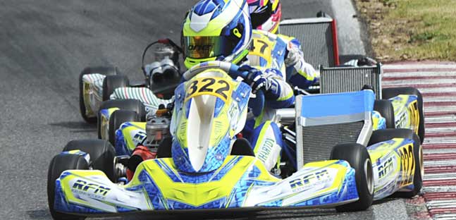 WSK Euro Series a Lonato<br />Wharton si mette in luce nella OKJ