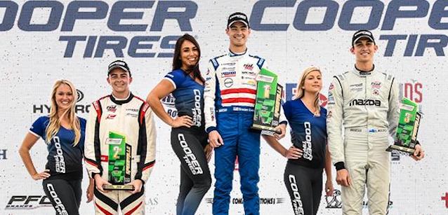 USF2000 Road America<br />Eves continua a comandare