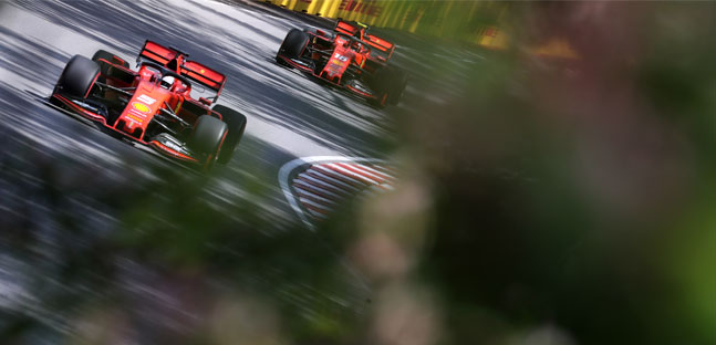 Montreal - Libere 3<br />Vettel e Leclerc, sempre davanti