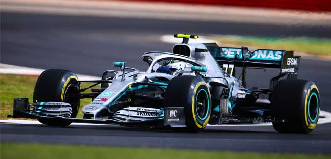 Silverstone - Libere 2<br />Bottas regola Hamilton