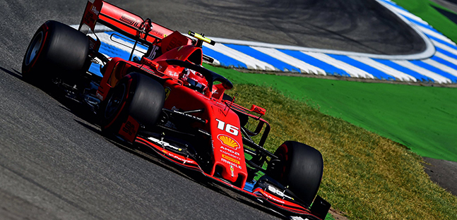 Hockenheim - Libere 2<br />Leclerc e Vettel guidano il gruppo