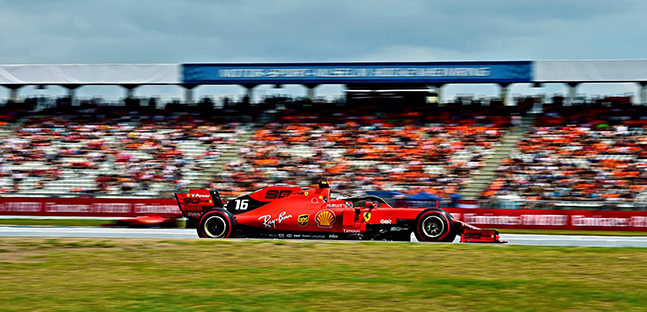 Hockenheim - Libere 3<br />Leclerc e Ferrari imprendibili