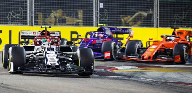 Alfa, questo Giovinazzi &egrave; da conferma:<br />a Singapore la sua migliore prova in F1