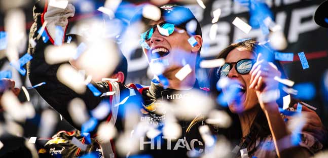 Laguna Seca - Gara<br />Newgarden campione, vince Herta