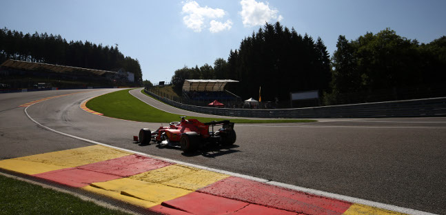 Spa: il ritorno alle via di fuga in ghiaia<br />a Eau Rouge e Raidillon era gi&agrave; previsto