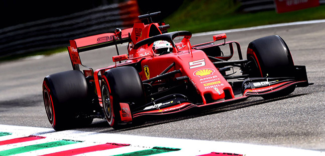 Monza - Libere 3<br />Vettel comanda il gruppo