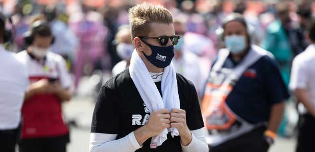 La Racing Point con Hulkenberg<br />che entra direttamente in qualifica 