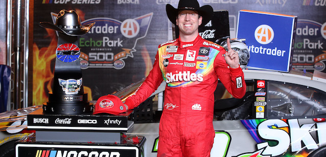 Texas, gara<br />Finalmente Kyle Busch