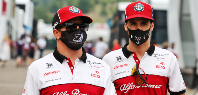Avanti con Raikkonen e Giovinazzi:<br />in Alfa Romeo stessi piloti nel 2021
