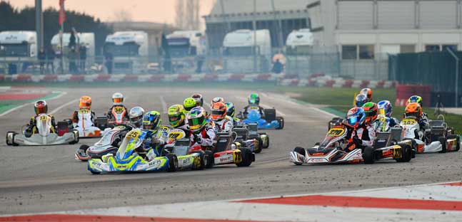 WSK Open Cup ad Adria<br />Scognamiglio in evidenza nella Junior