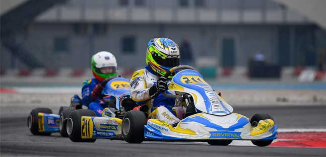 WSK Open Cup ad Adria<br />Barnard dominatore della OK