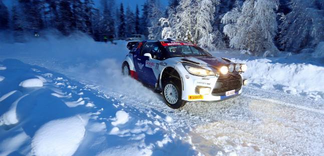 Bottas, nono posto in rimonta<br />al suo secondo Arctic Lapland Rally