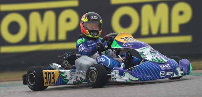 WSK Champions Cup ad Adria<br />Spina si esalta in OK Junior