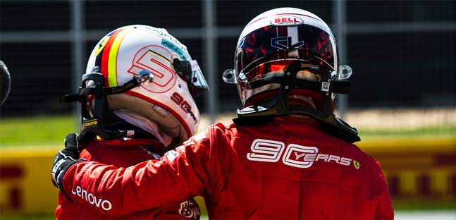 Ferrari - Voto 7<br />2019 da ricordare, ma solo per Leclerc
