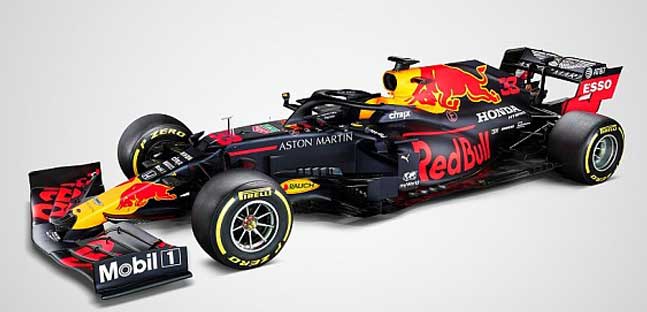 La Red Bull presenta la RB16,<br />l'anti Mercedes e Ferrari per Verstappen