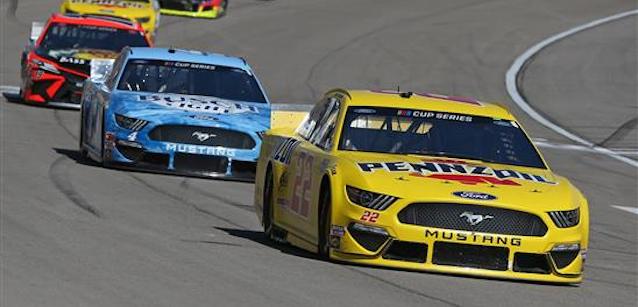 Las Vegas, gara<br />Logano, errore vincente