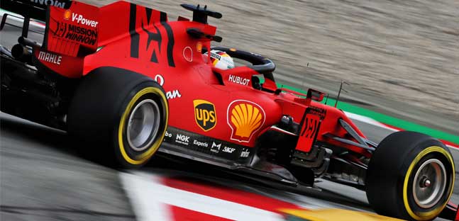 Ore 13 - Vettel leader con le supersoft,<br />la Racing Point continua a sorprendere