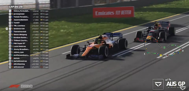 F1 ferma? Verstappen e Norris<br />si divertono con le gare online