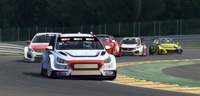 TCR Europe SIM Racing Series<br />Un calendario di sette eventi <br />