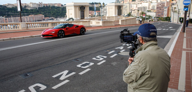 Leclerc a tutto gas a Montecarlo:<br />girato il corto "Le grand rendez-vous"