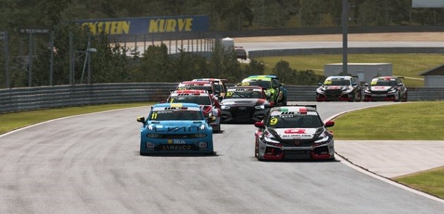 WTCR ESports, Salzburgring <br />Guerrieri e Tassi sulla cresta dell’Honda <br />