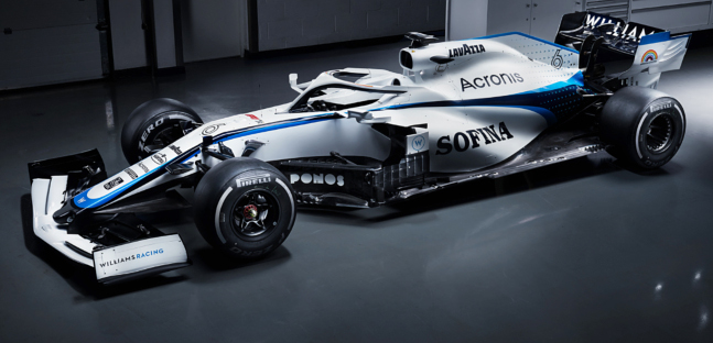 Williams aggiorna la livrea 2020,<br />senza Rokit ora domina il bianco